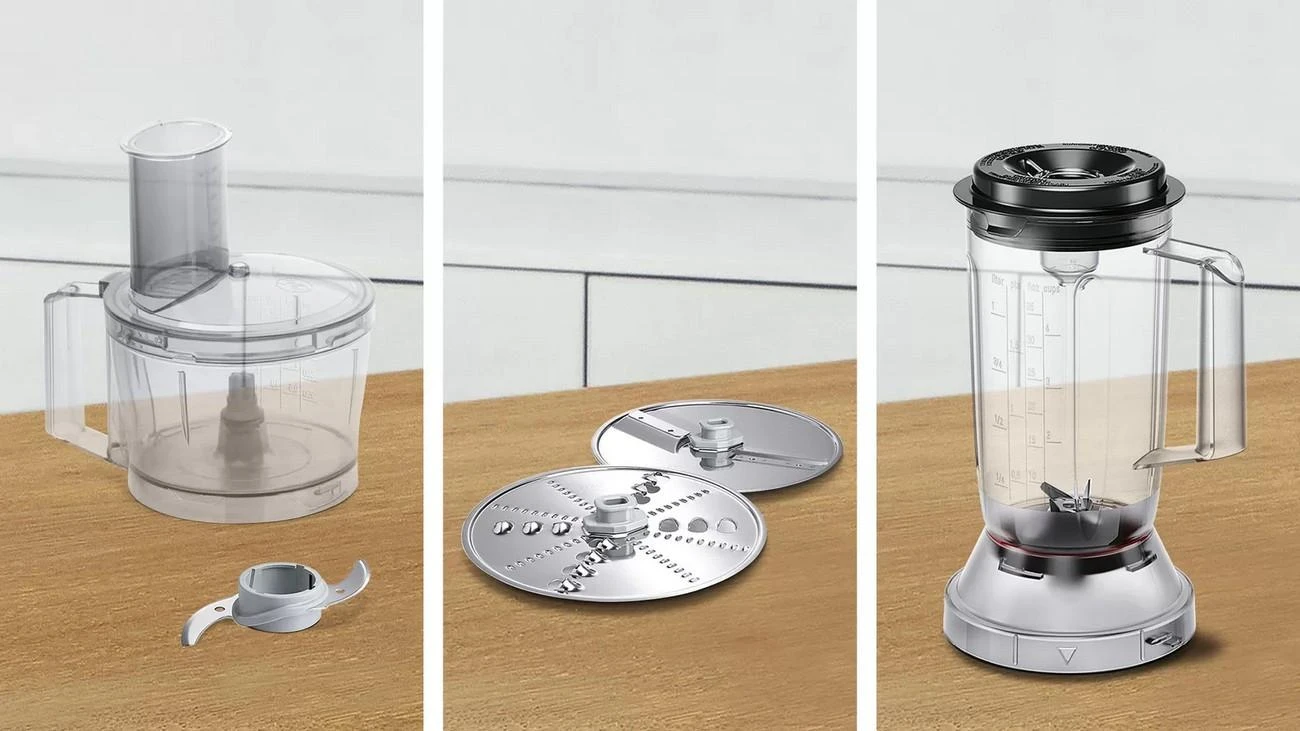 Virtuvinis kombainas Bosch | Food processor | MCM3201B | 800 W | Greičių skaičius 2 | Bowl capacity 2,3 L | Ice crushing | Maišytuvas | Juodas