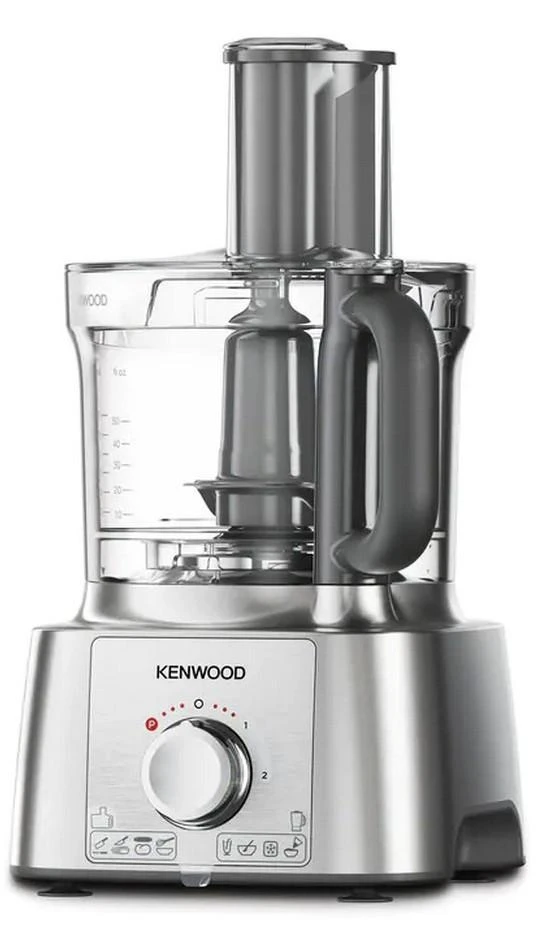 Virtuvinis kombainas Virtuvės kombainas KENWOOD FDP65.820SI MultiPro Express, 1000 W, 2 greičiai + impulsas, Nerūdijantis plienas peilio ašmenys, Inox spalva
