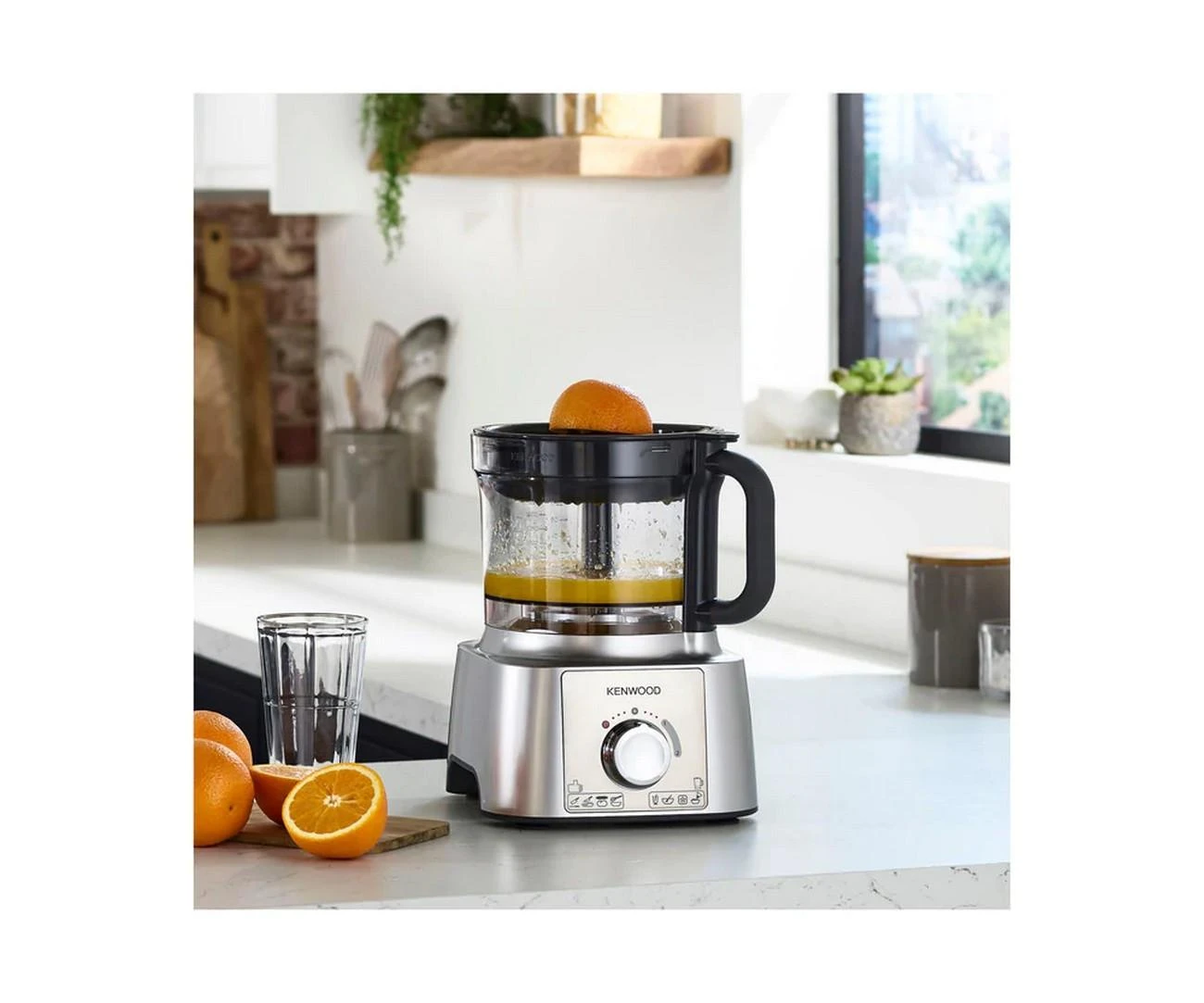Virtuvinis kombainas Virtuvės kombainas KENWOOD FDP65.820SI MultiPro Express, 1000 W, 2 greičiai + impulsas, Nerūdijantis plienas peilio ašmenys, Inox spalva