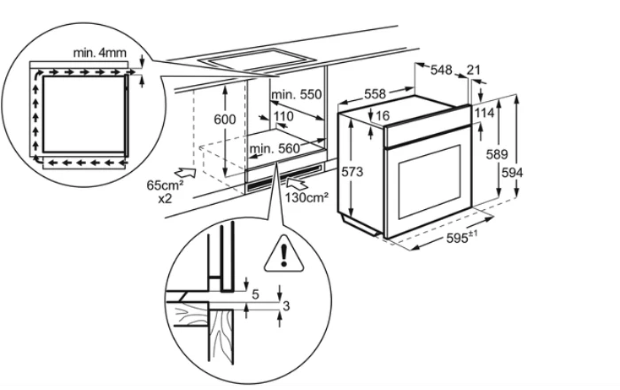 Orkaitė Electrolux EOG2102AOX