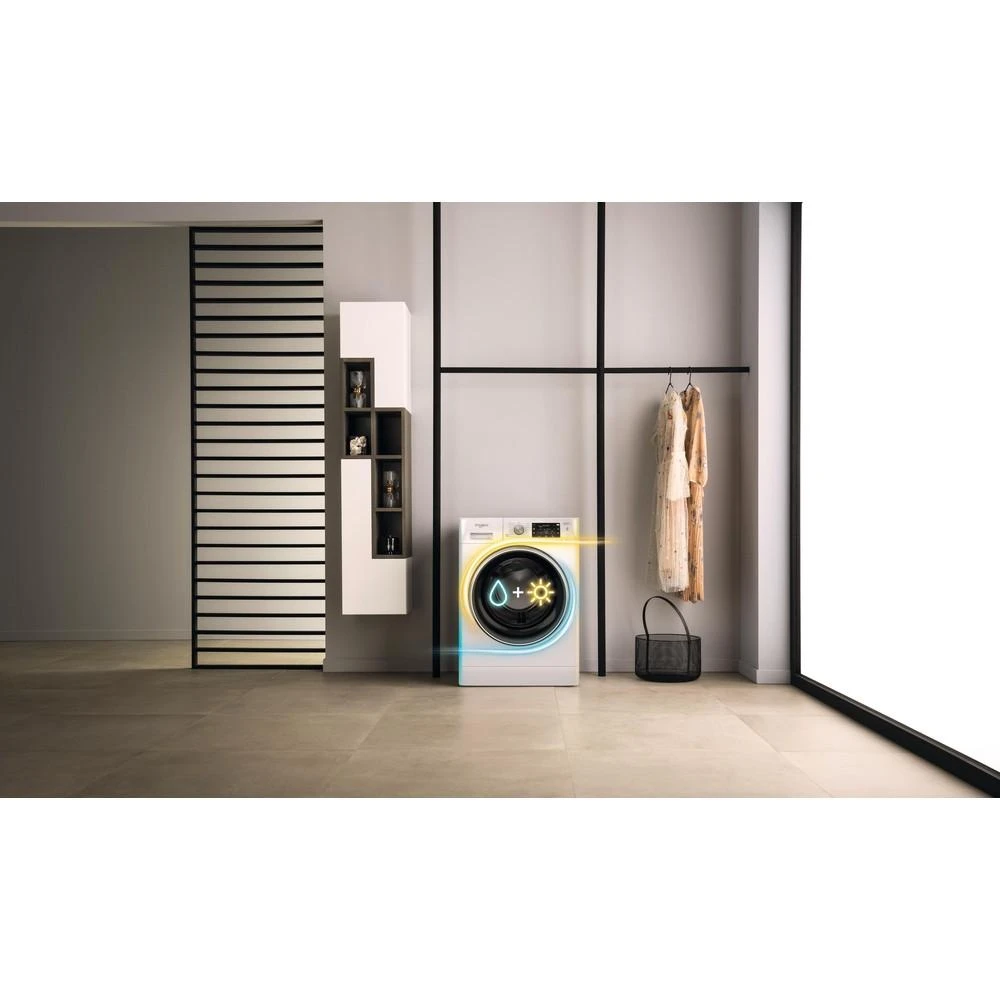 Skalbimo mašina Whirlpool laisvai pastatoma skalbyklė-džiovyklė: 10,0kg - FFWDD 1076258 SV EE
