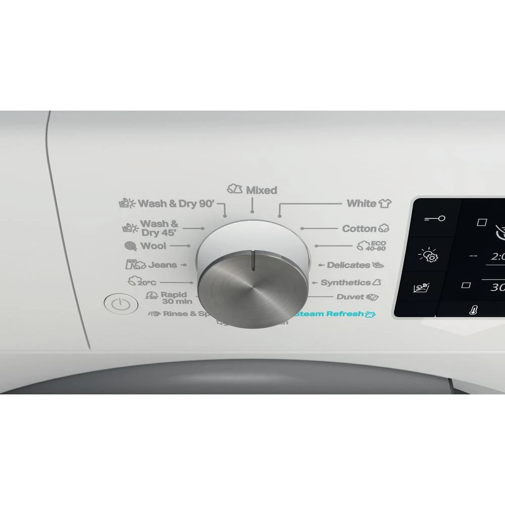 Skalbimo mašina Whirlpool laisvai pastatoma skalbyklė-džiovyklė: 10,0kg - FFWDD 1076258 SV EE
