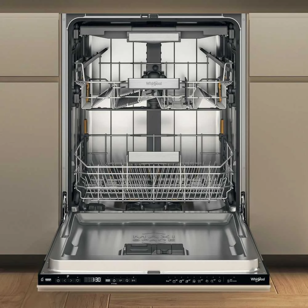 Whirlpool Indaplovė | W7I HP42 L | Built-in | Plotis 59.8 cm | Number of place settings 15 | Number of programs 10 | Energy efficiency class C | Ekranas | Juodas