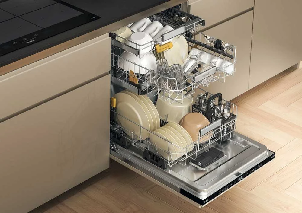 Įmontuojama indaplovė Whirlpool W8I HT40 T