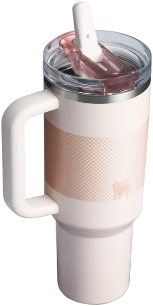 Gertuvė Stanley The Quencher H2.0 ProTour | 1,18 L | Rožinio kvarco spalvos | Su šiaudeliu