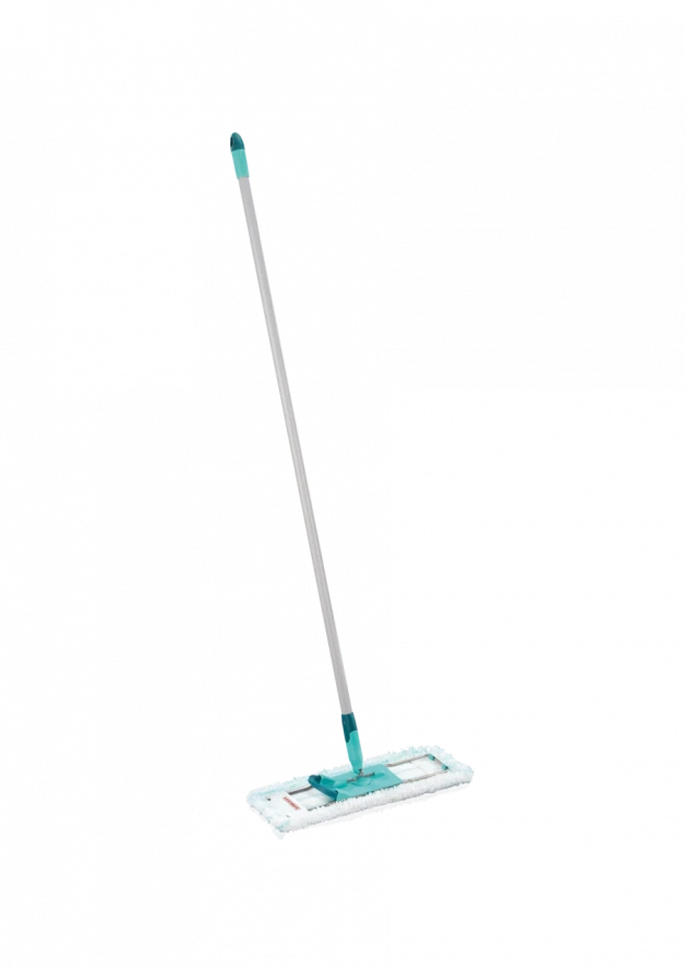Grindų šepetys "Profi MicroDuo" su metaliniu kotu (42 cm)