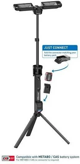 Darbo lempa su trikoju Scangrip TOWER 5 CONNECT, 5000lm, IP30 (Pažeista pakuotė)
