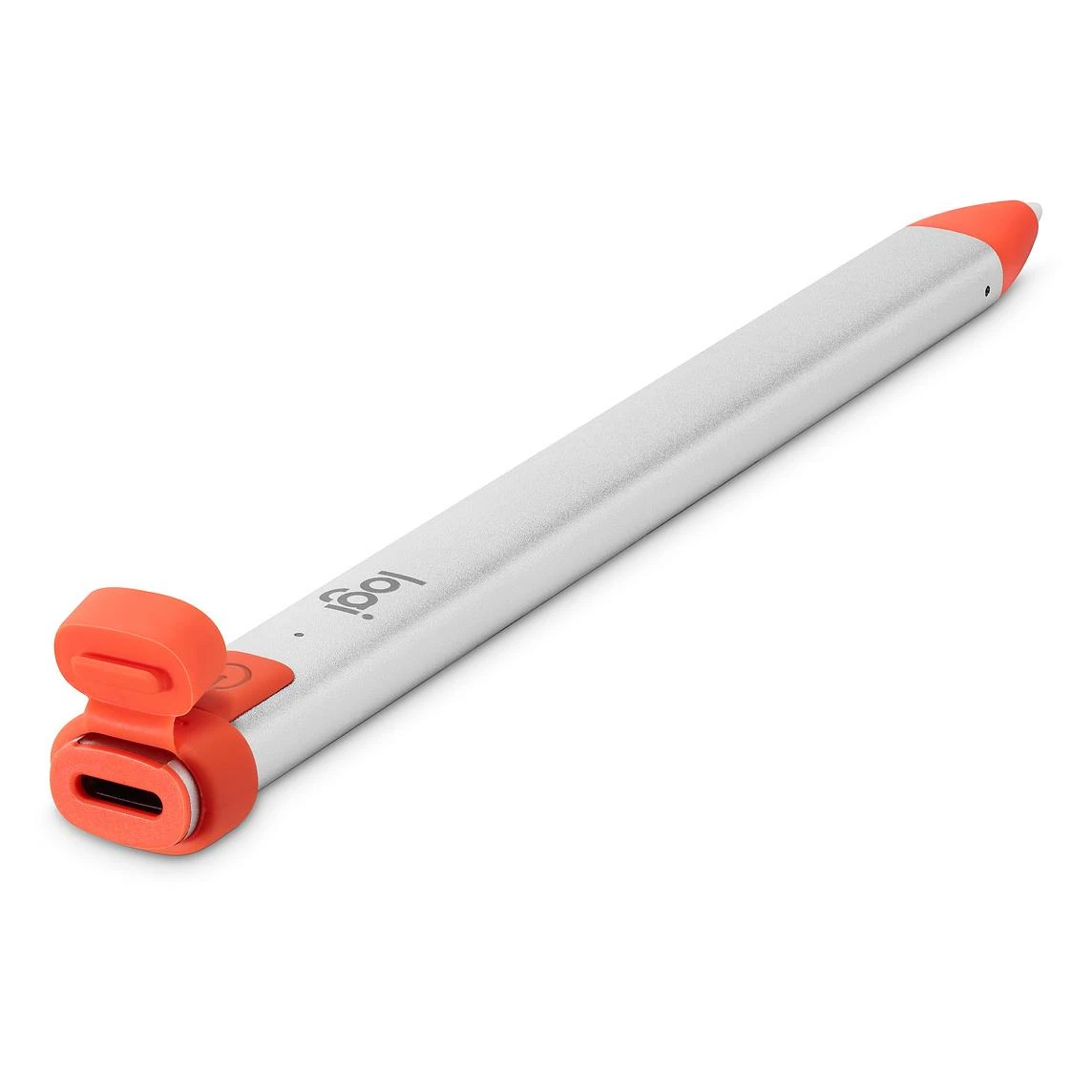 Logitech Crayon, rašiklis (sidabrinis / oraninis, visiems iPad išleistiems nuo 2018 m.)