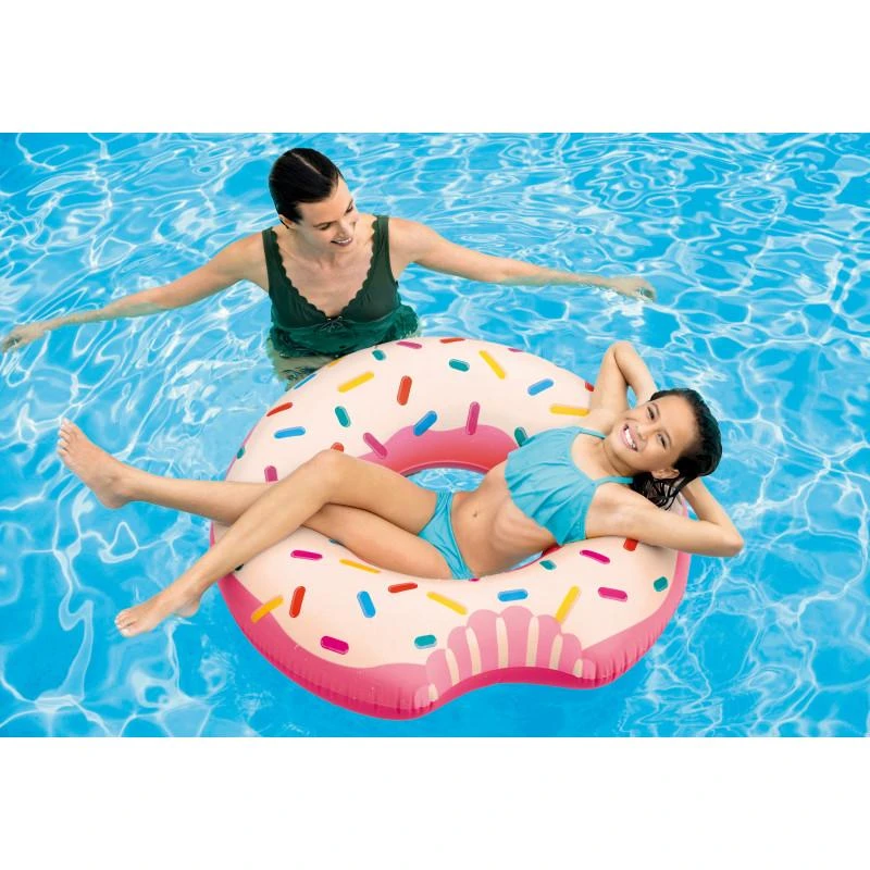 Pripučiamas žaislas INTEX Donut Tube, 107x99cm rožinis 56265NP