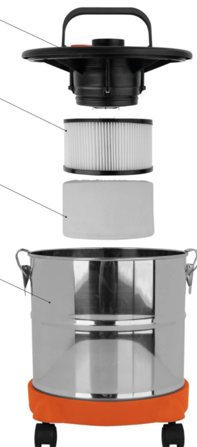 Toya Dulkių, pelenų siurblys STHOR 78870 20L, 800W