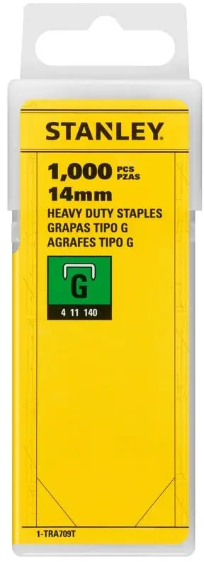 Kabės 140G/14, STANLEY, 1000 vnt.