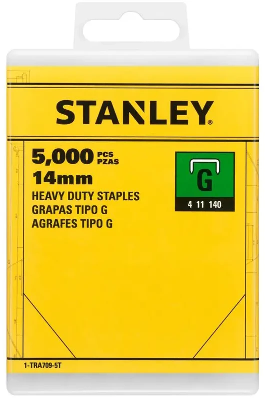 Kabės 140G/14, STANLEY, 5000 vnt.