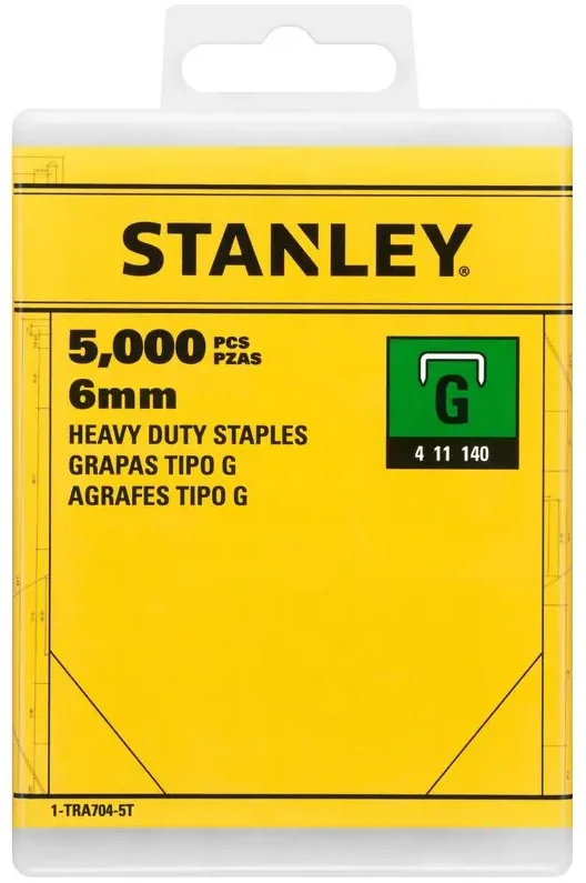 Kabės 140G/6, STANLEY, 5000 vnt.