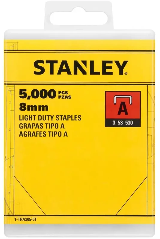 Kabės 53A/8, STANLEY, 5000 vnt.