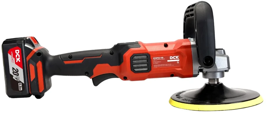 Akumuliatorinis bešepetėlinis poliruoklis 180mm, 20V, KDSP02-180Z, DCK (be baterijos ir įkroviklio)