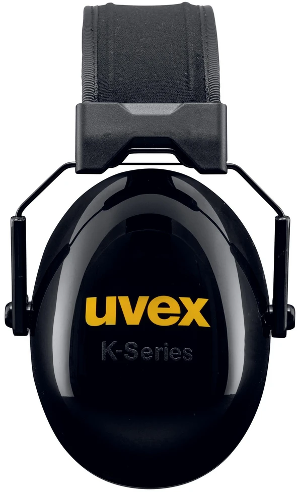 Apsauginės ausinės Uvex K20. SNR: 33dB, Sulankstomos,Geltona/juoda