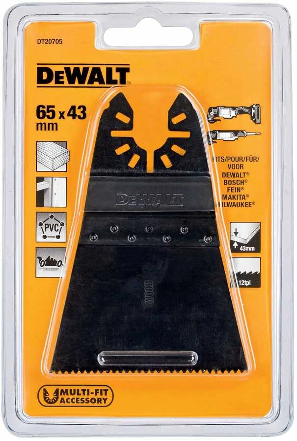 DEWALT BRZESZCZOT DO DREWNA 66x43mm SZYBKIE CIĘCIE, DO NARZĘDZIA WIELOFUNKCYJNEGO