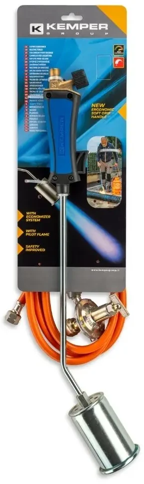 Degiklis 52 cm, su 5 m. žarna ir reduktoriumi, Kemper
