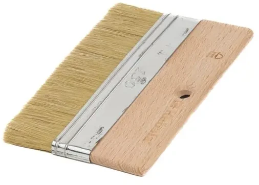 Dekoratyvinis teptukas su buko medienos rankena 120 mm. KUBALA