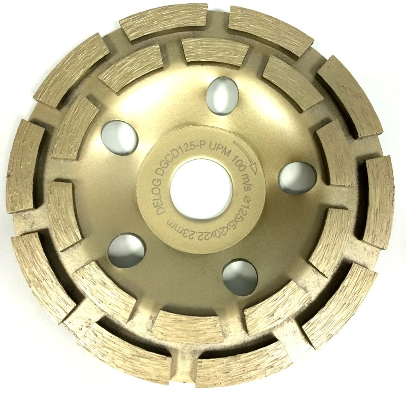 DELOG Deim. šlif. lėkštelė 125x5x8x22,23 mm
