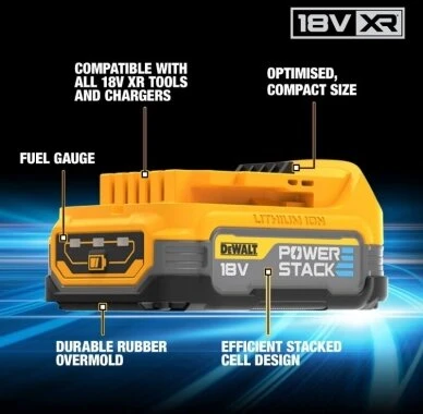 DeWALT DCBP034 POWERSTACK akumuliatorius 1.7 Ah