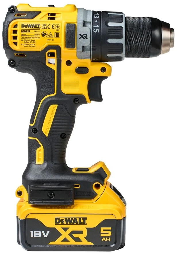 DeWALT DCD791P2 gręžtuvas-suktuvas 18V