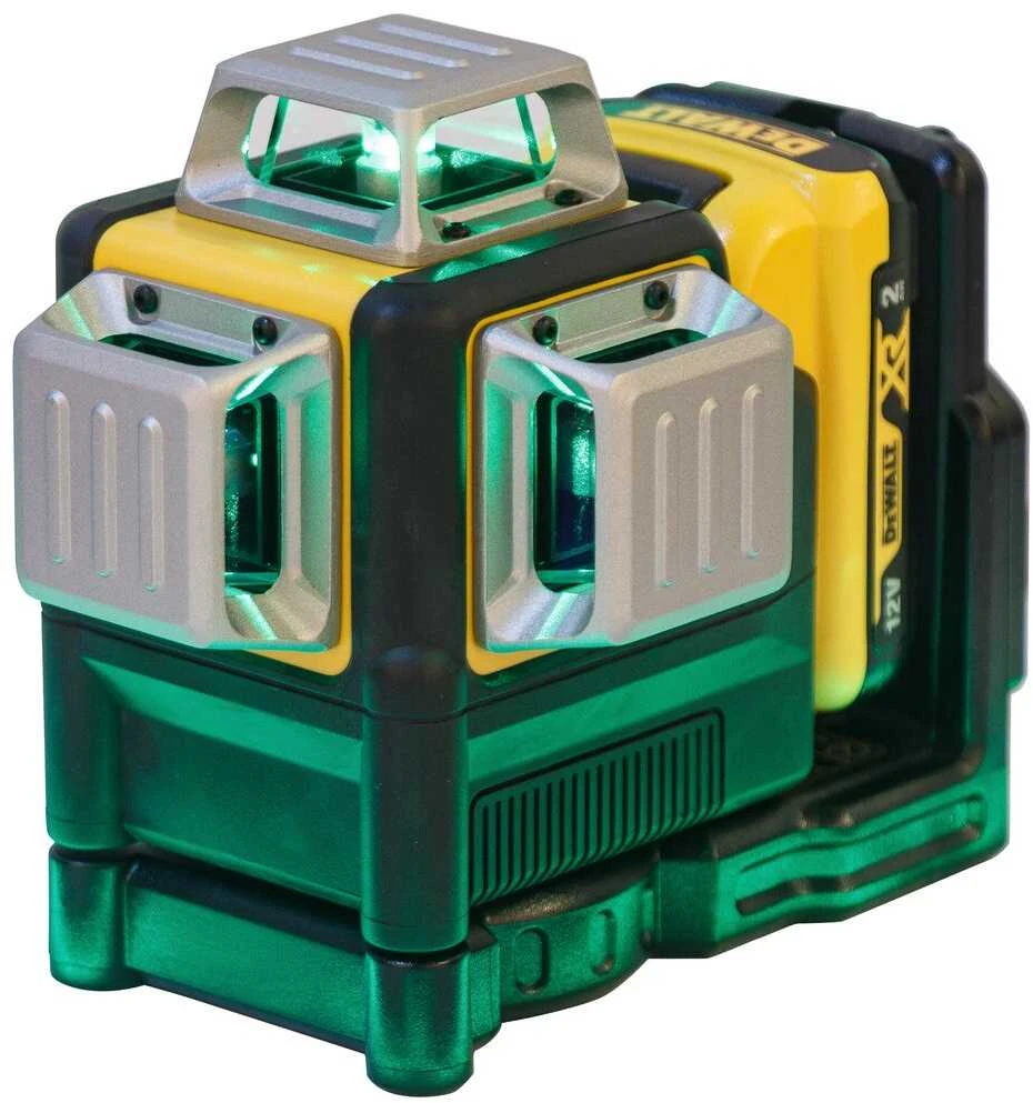 Dewalt kryžminių linijų lazeris DCE089D1G-QW, žalias