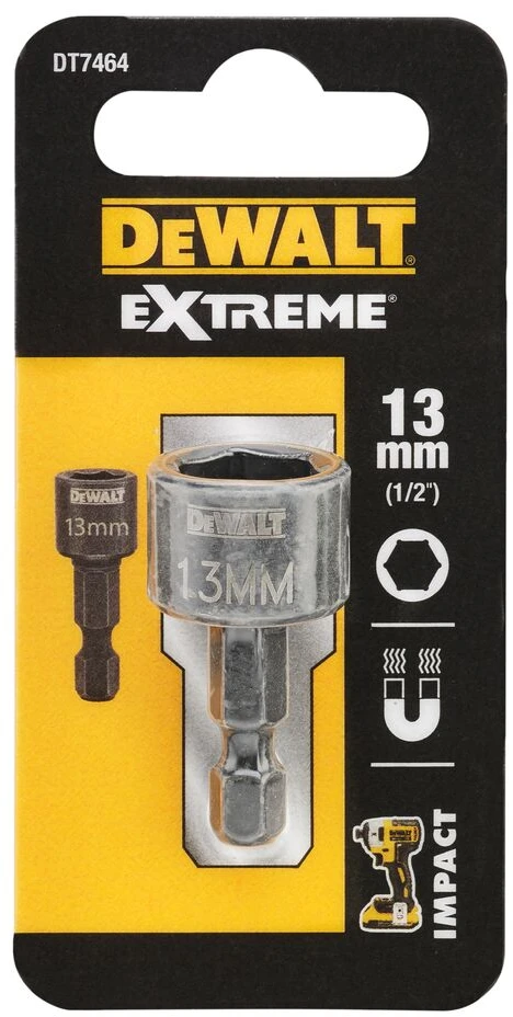 Dewalt Smūginė magnetinė galvutė 13 mm.