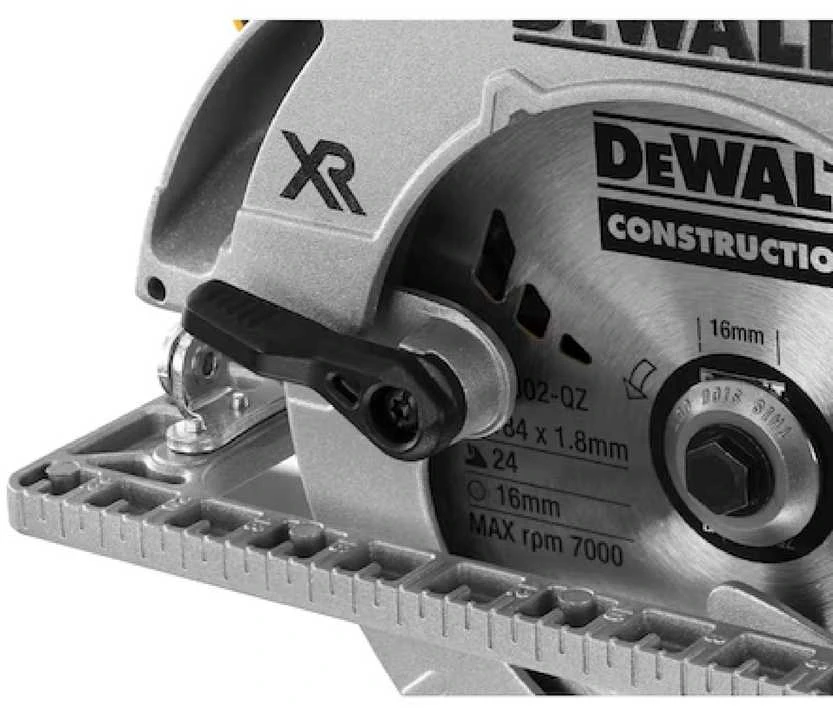 DeWALT diskinis pjūklas DCS572NT, 18V, 184mm, TSTAK, be akumuliatoriaus ir kroviklio