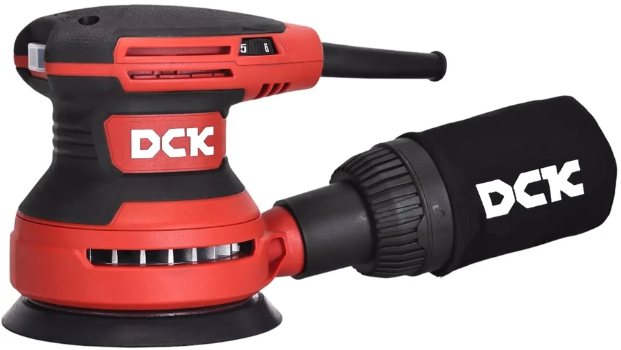 Elektrinis ekscentrinis šlifuoklis 125mm, 380W, KSA02-125, DCK