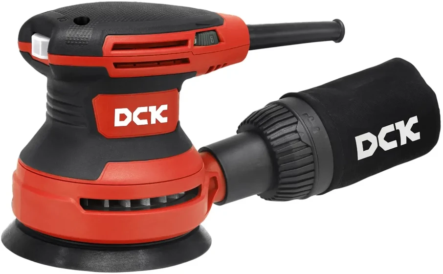 Elektrinis ekscentrinis šlifuoklis 125mm, 380W, KSA02-125, DCK