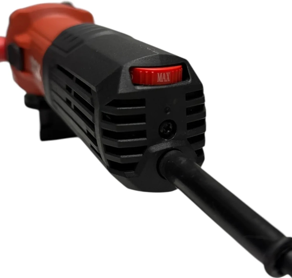 Elektrinis kampinis šlifuoklis reguliuojamomis apsukomis 125mm, 1400W, KAG1400-125E, DCK