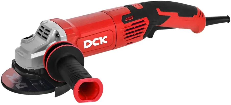 Elektrinis kampinis šlifuoklis su antivibracine rankena 125mm, 1500W, KSM05-125+, DCK