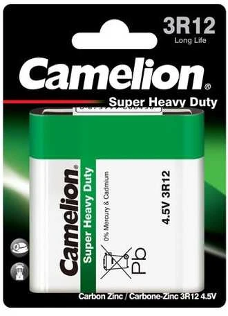 Elementas, anglies cinko, 3R12, 4,5V, CAMELION, 1 vnt.