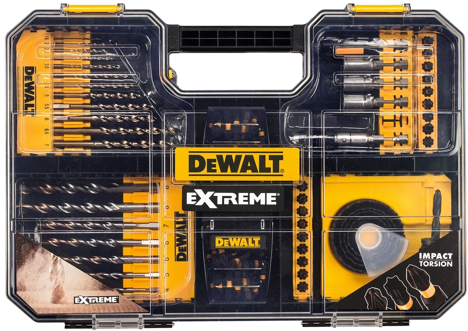 Grąžtų ir sukimo antgalių rinkinys DEWALT DT70620T