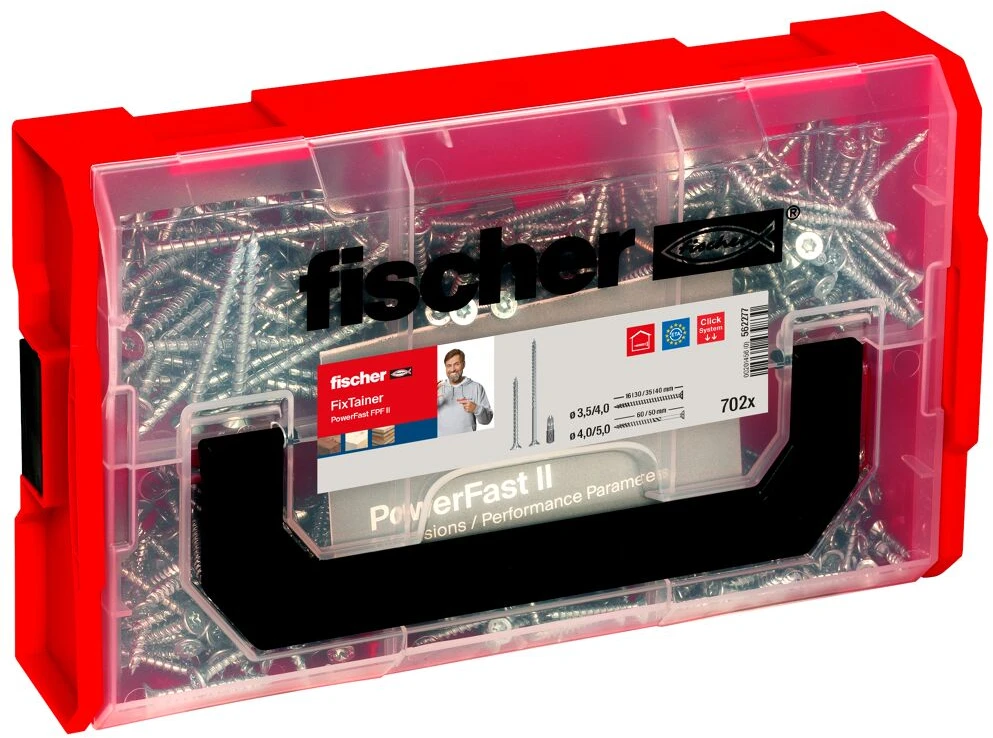 Fischer Medsraigčių rinkinys FixTainer PZ, 702 vnt.