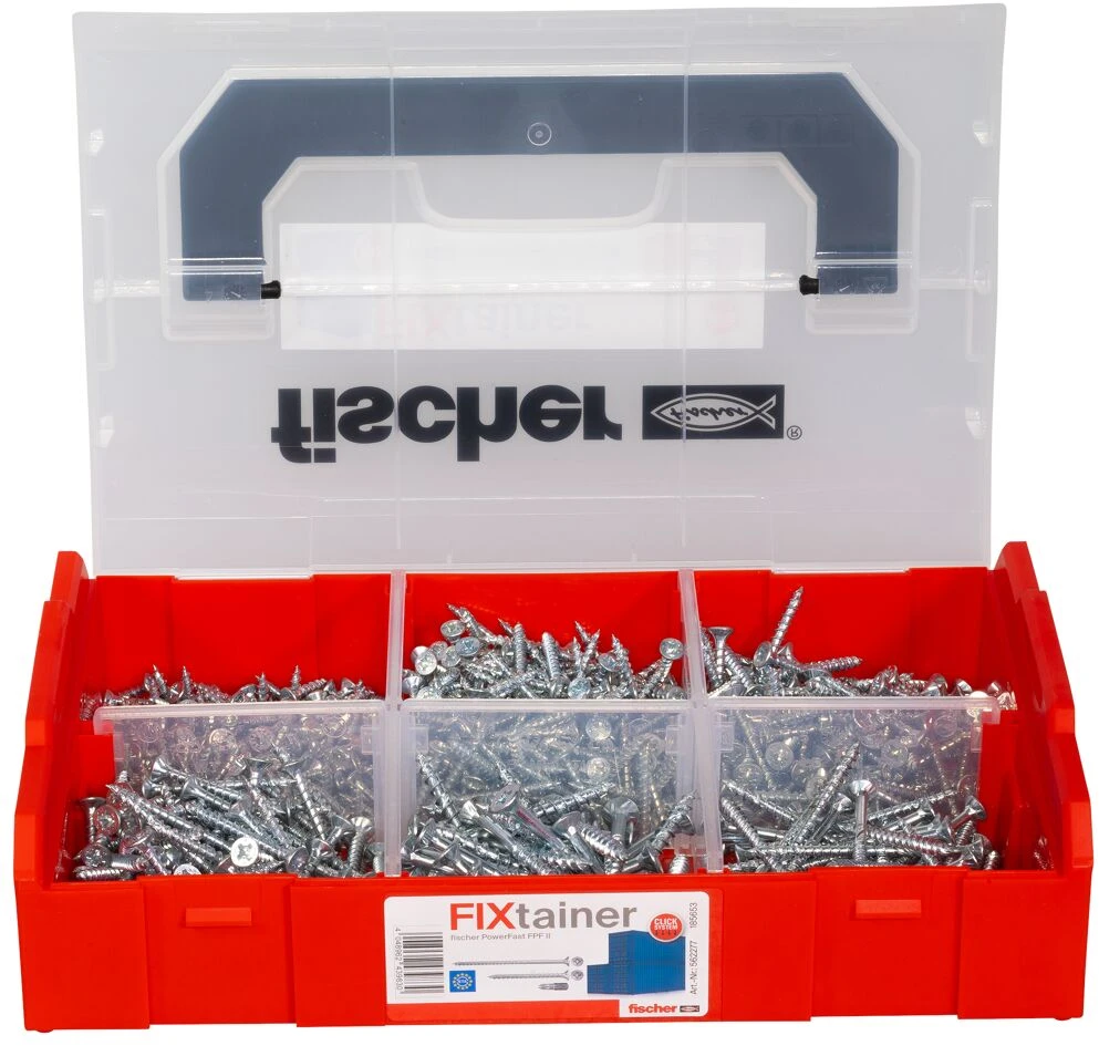 Fischer Medsraigčių rinkinys FixTainer PZ, 702 vnt.