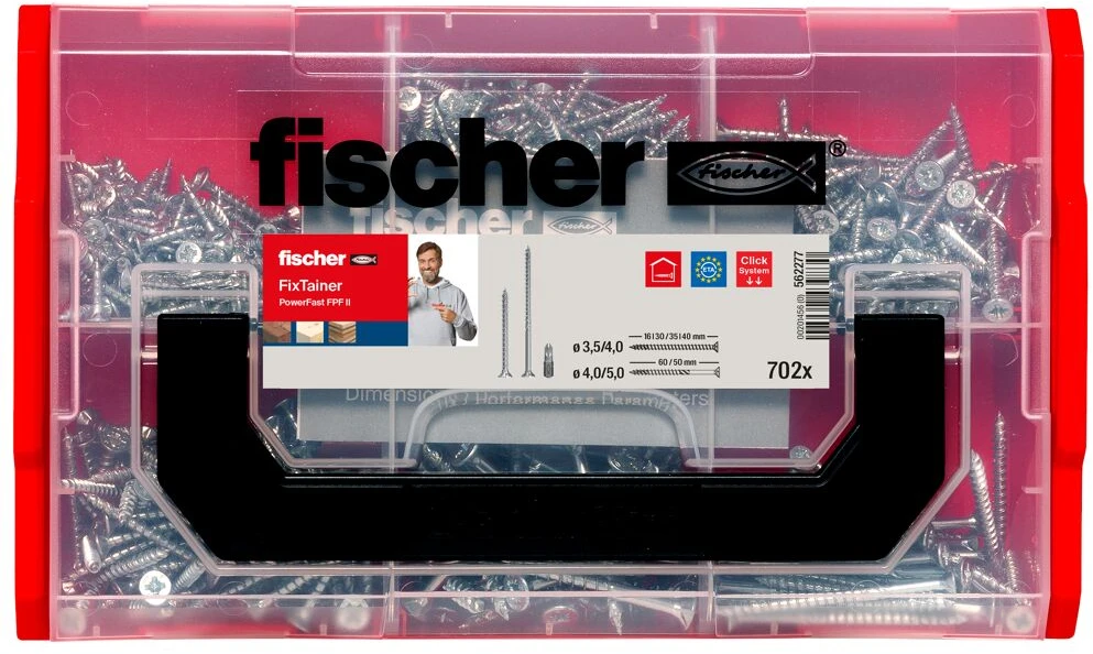 Fischer Medsraigčių rinkinys FixTainer PZ, 702 vnt.