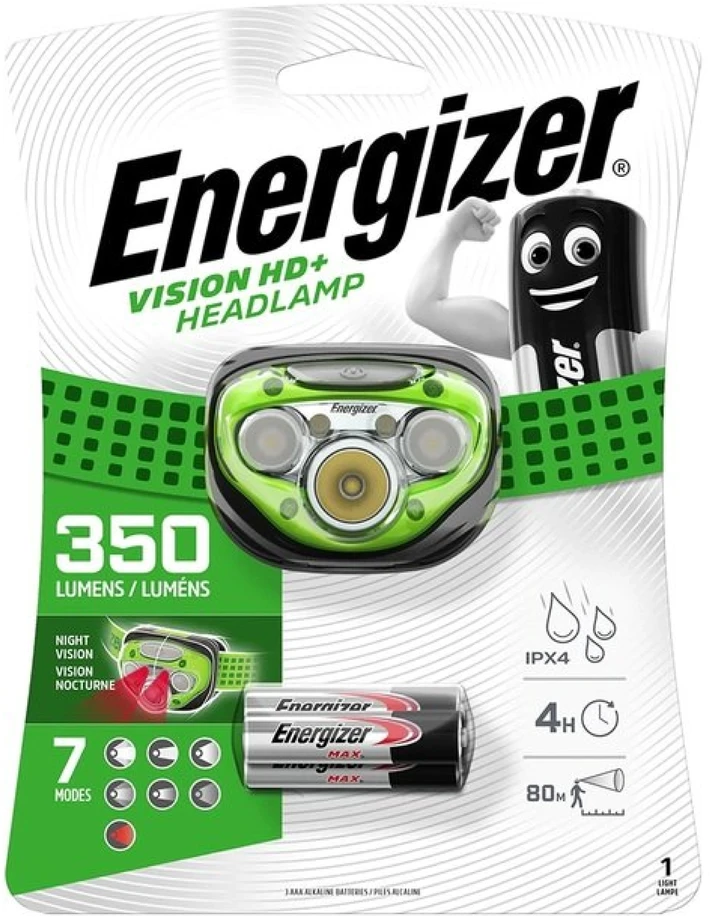 Prožektorius ant galvos Energizer Vision HD+
