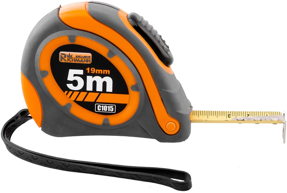 Gumuota ruletė 7,5 m „RICHMANN" 25 mm