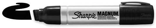 Irwinas Markeris „Sharpie“ MAGNUM