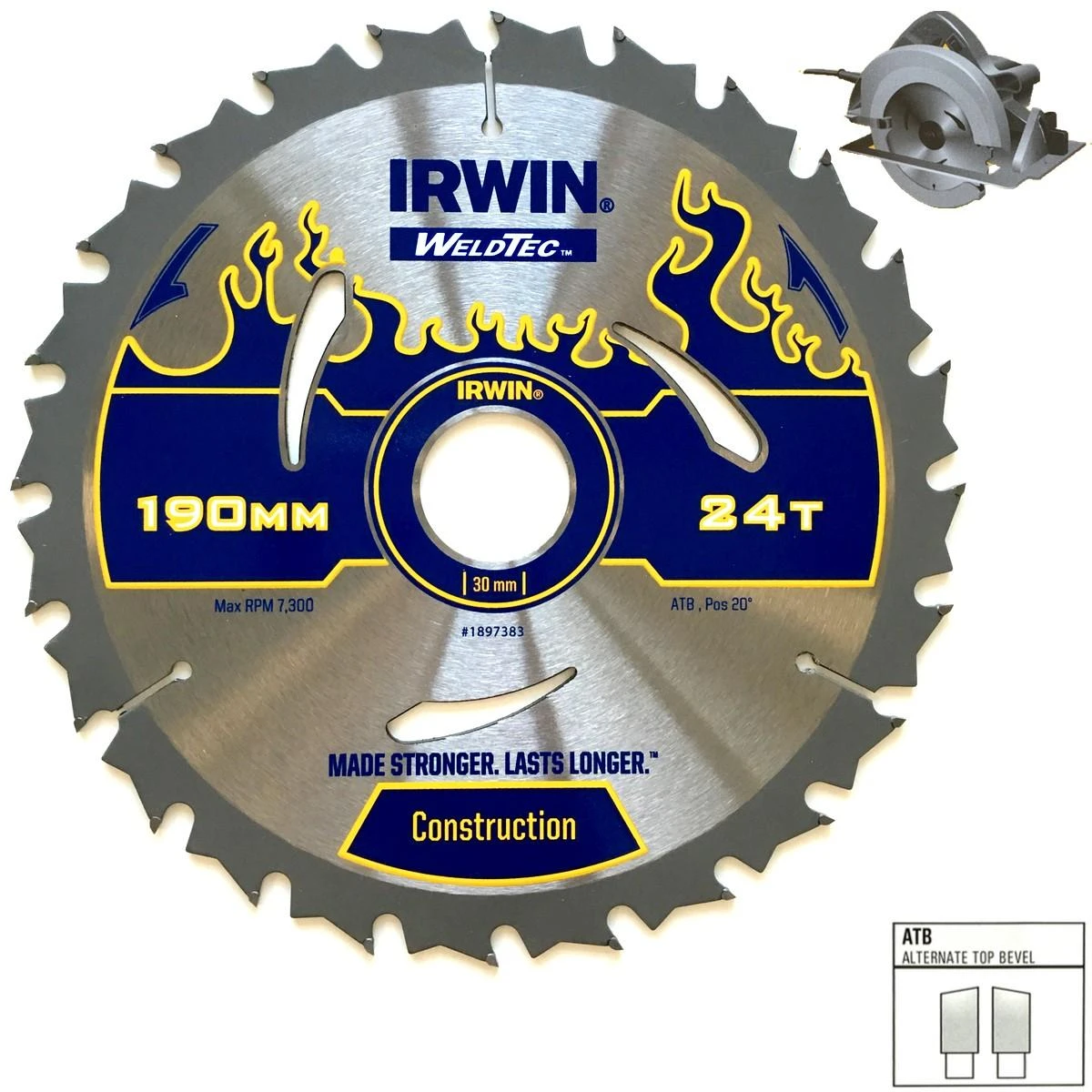 Stanley Irwinas Pj. d. WELDTEC 150x20(16)x24T 2,4 mm ATB