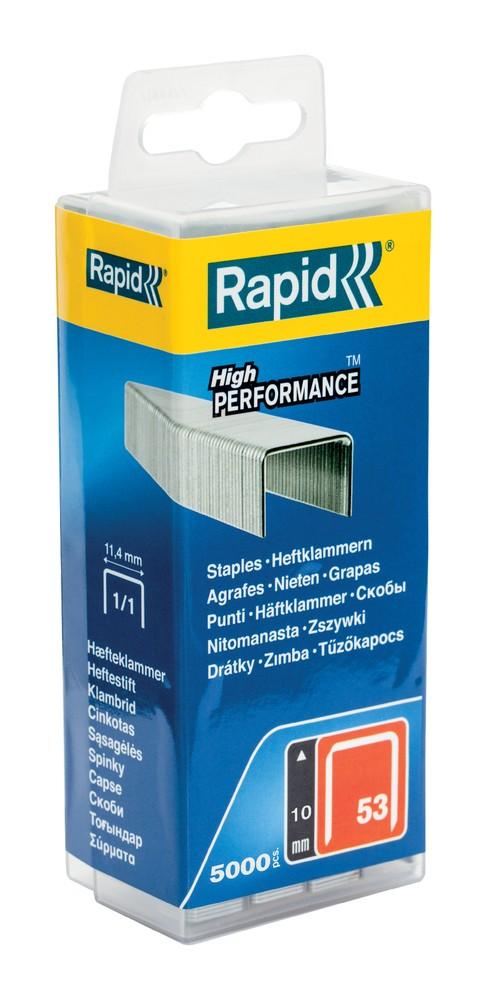 Kabės „Rapid" pl. dėžė. 53/10 5000 vnt.