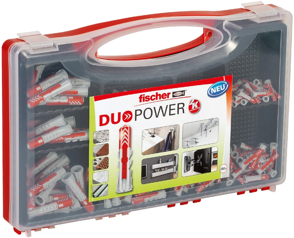 Fisher Price FISCHER DUOPOWER KAIŠČIŲ RINKINYS REDBOX 280 vnt.