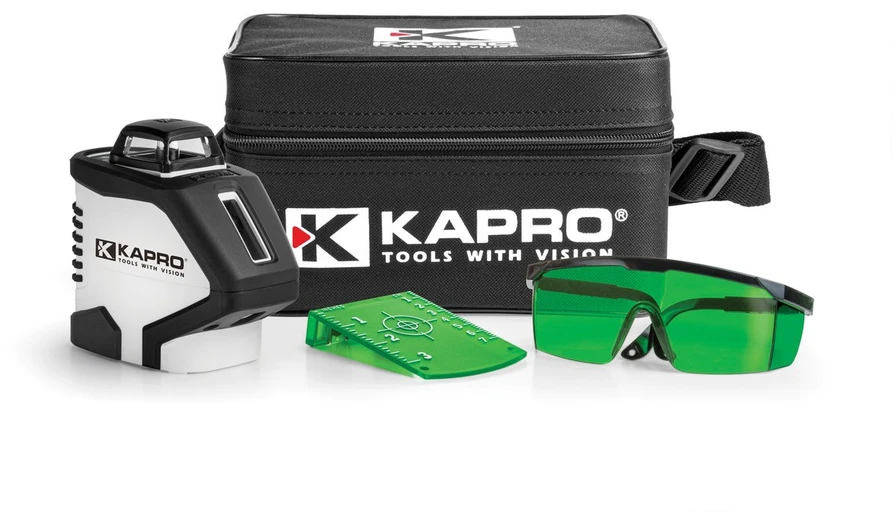 Kapro lazerinis matuoklis žalias 360°