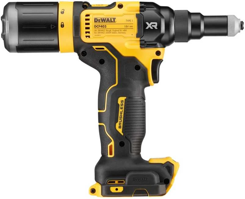 Akumuliatorinis kniediklis DeWalt DCF403NT-XJ; 18 V (be akumuliatoriaus ir pakrovėjo)