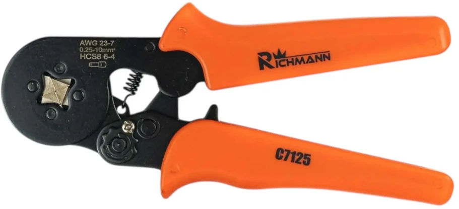 Laidų antgalių užspaudimo replės, 0,25–10 mm², RICHMANN