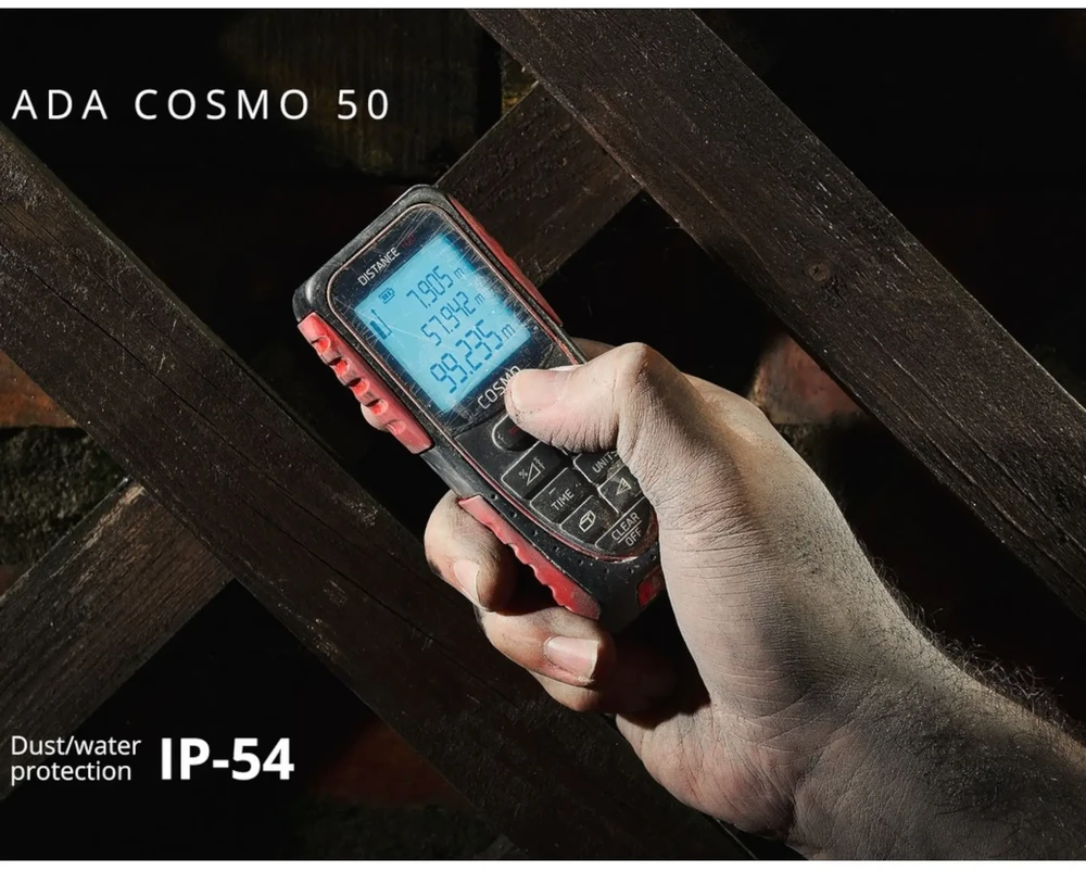 Lazerinis atstumo matuoklis COSMO, 50 m. ADA Instruments