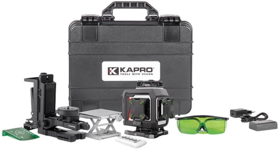 Kryžminis lazerinis nivelyras Kapro Maestro 4D