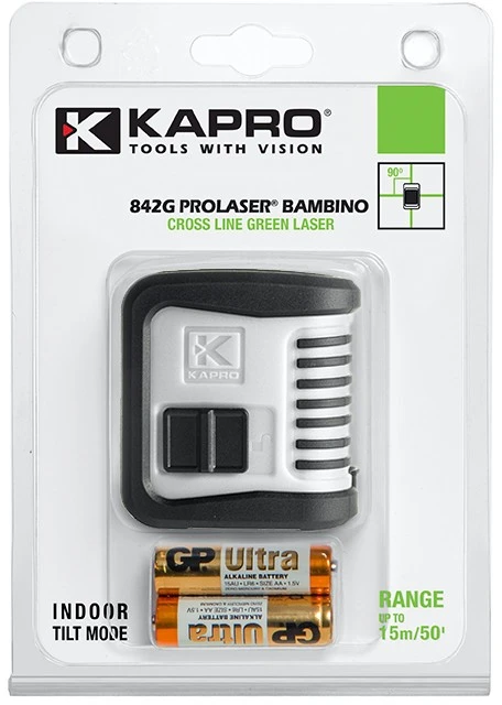 Lazerinis žalias matuoklis „KAPRO“ BAMBINO